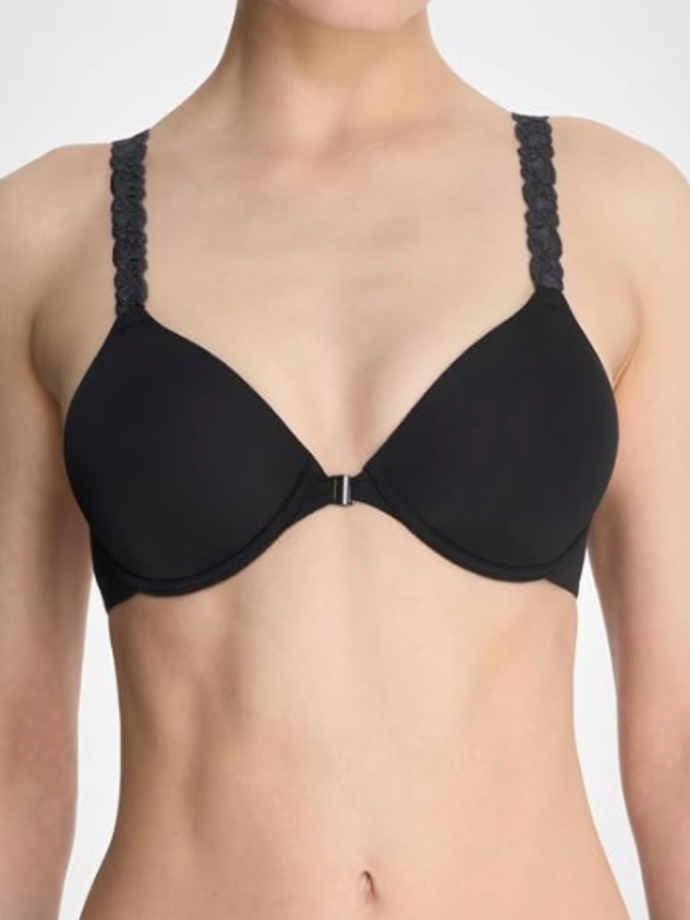 Natori Women's Pure Luxe Convertible Front Close Contour Underwire Bra 32C 11779